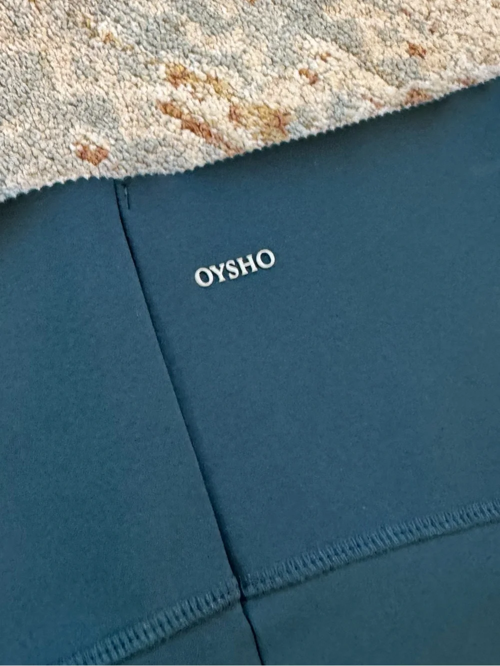 OYSHO Women’s Comfortlux High Rise Dark Ocean Blue Green Leggings - Picture 5 of 12